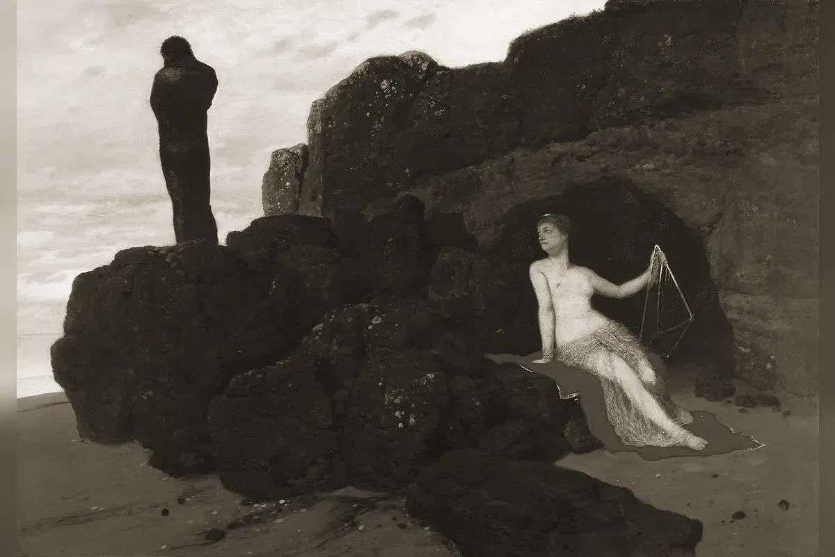 Calypso sur son île, peinture d'Arnold Böcklin
