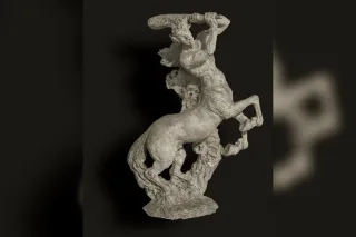 Frise du Parthénon représentant la centauromachie, combat entre Lapithes et Centaures