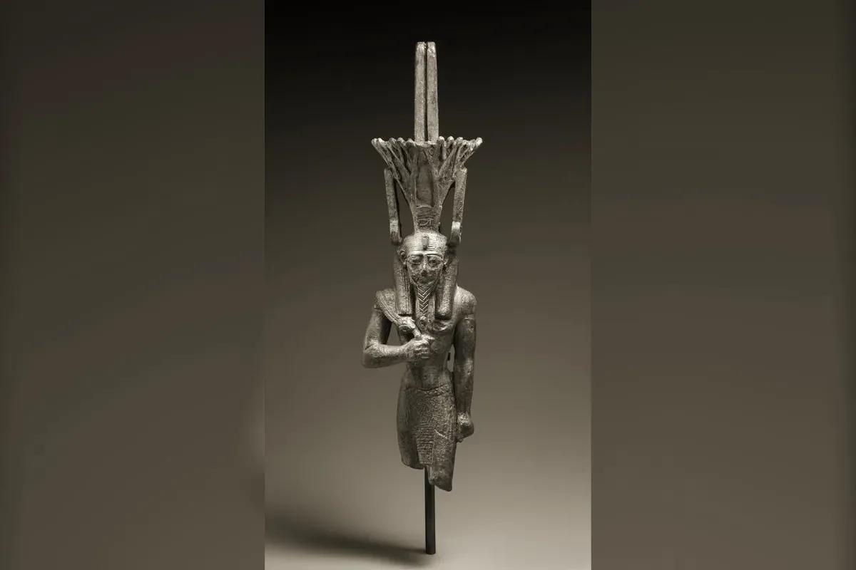Statuette de Nefertoum coiffé du lotus primordial, Metropolitan Museum of Art