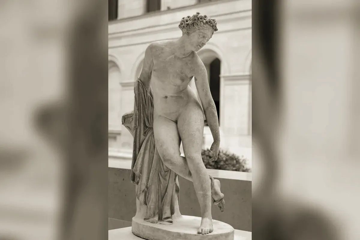 Eurydice mourante, sculpture du Louvre