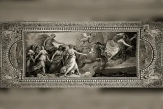 L'Aurore menant le char du Soleil, fresque de Guido Reni