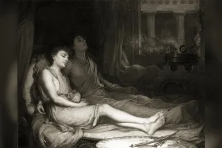 Hypnos, dieu du Sommeil, dans l'art antique