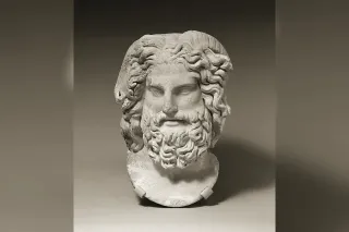 Naissance d'Athéna sortant du crâne de Zeus, art grec antique