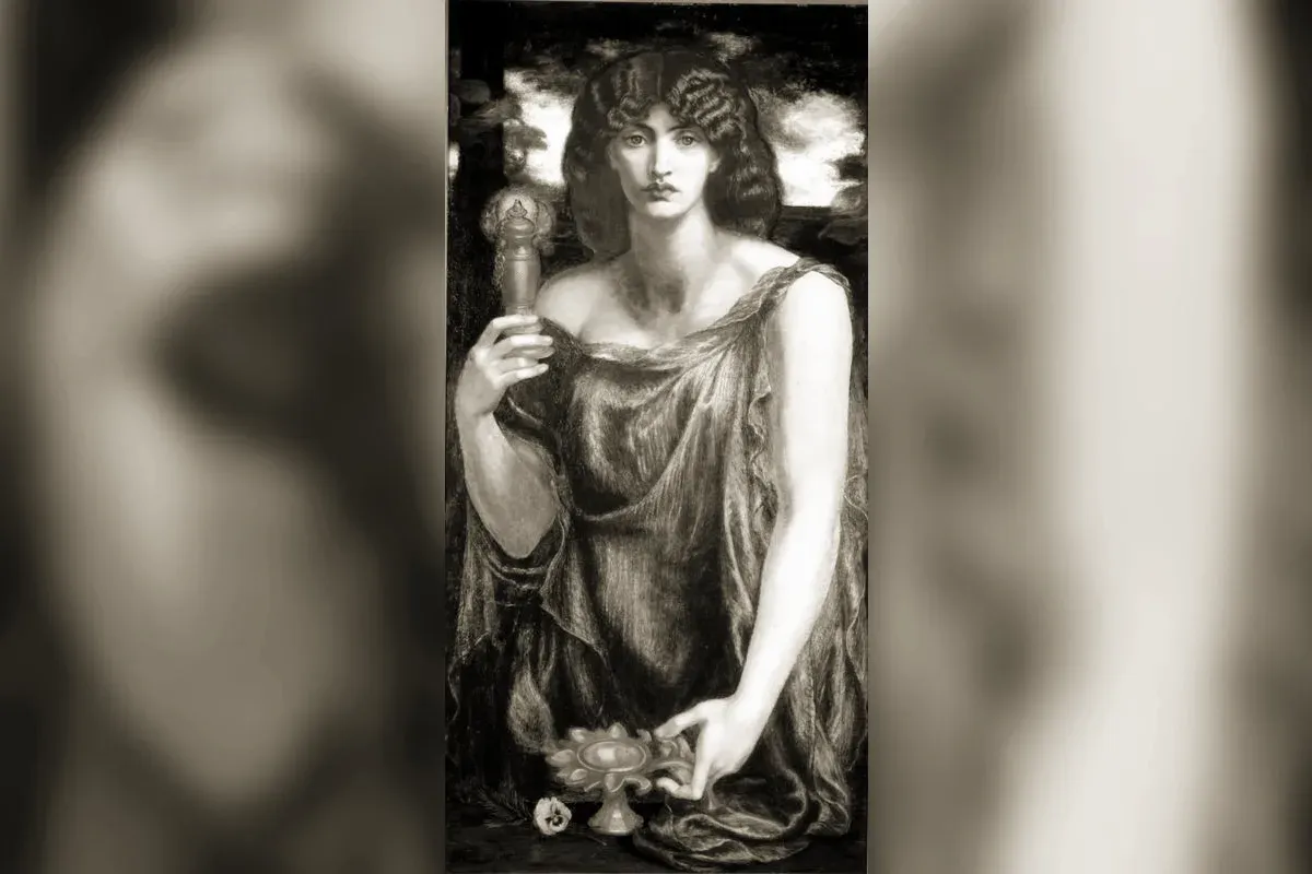 Mnémosyne, déesse grecque de la Mémoire, dans l'art antique