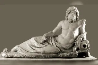 Océanos, Titan des eaux, dans une mosaïque antique