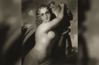 Hébé versant le nectar dans la coupe des dieux de l'Olympe