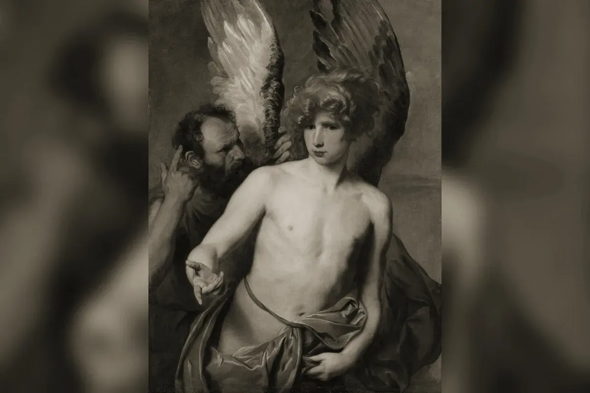 Dédale et Icare, peinture d'Antoine van Dyck