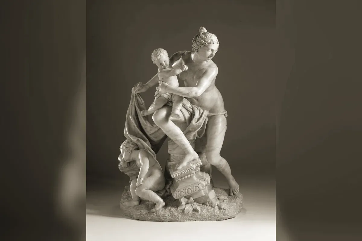 Létô et ses enfants Apollon et Artémis, LACMA