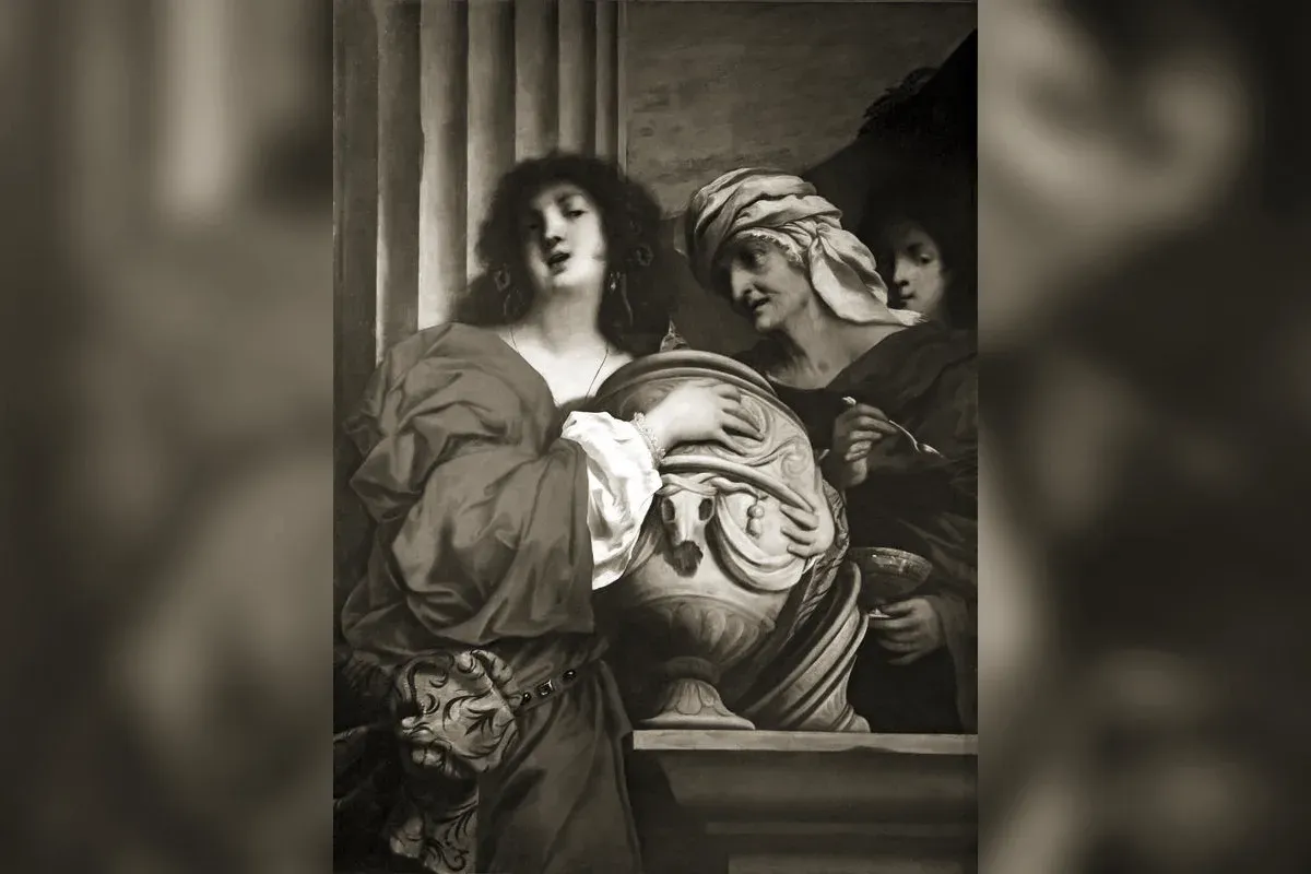 Pandore ouvrant sa jarre, représentation picturale d'époque