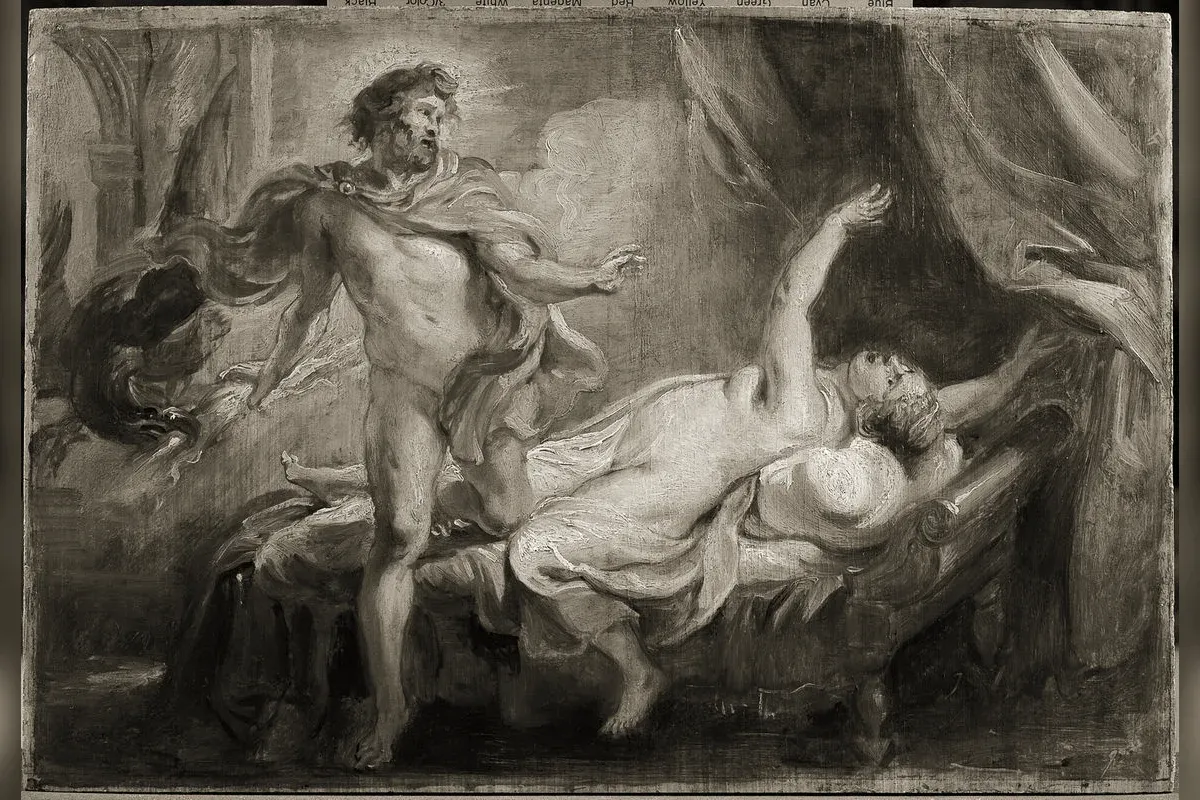 La mort de Sémélé, peinture de Pierre Paul Rubens