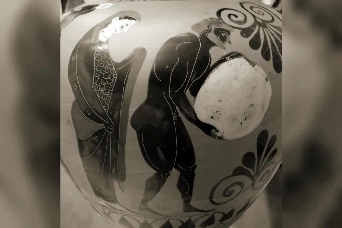 Représentation symbolique du Tartare, abîme sans fond de la mythologie grecque