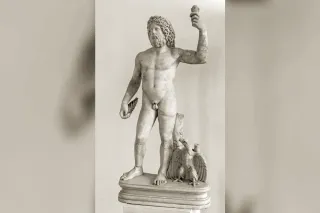 Statue antique de Zeus, l'aigle à ses pieds, Musée archéologique national de Venise